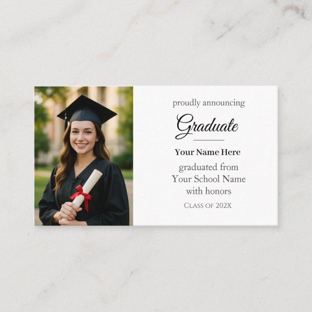 Class of 2026 Graduation Announcement (Front)