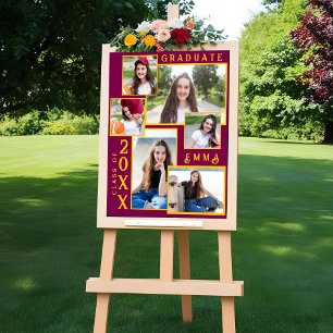 Class of 2026 Graduation Announcement  Multi Photo Poster