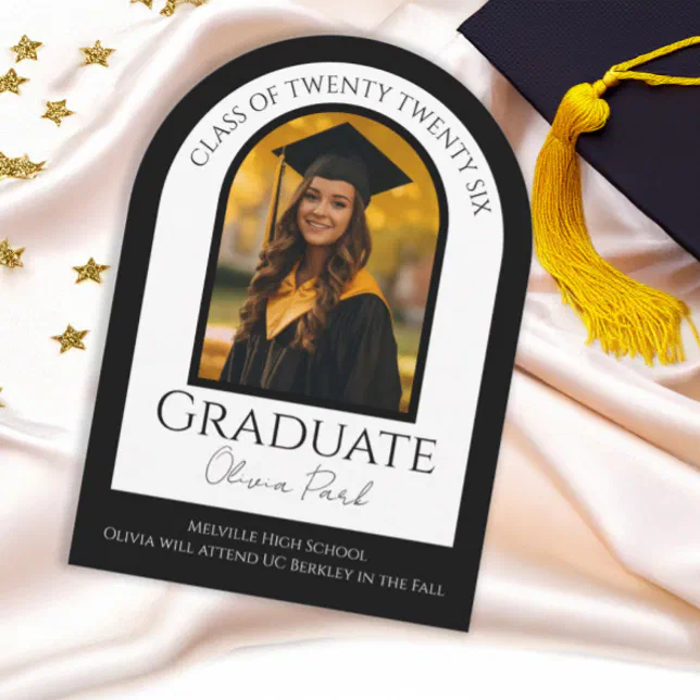 Class of 2026 Graduation Announcement Photo Card | Zazzle