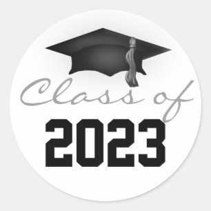 Class of 2026 Graduation Cap Classic Round Sticker