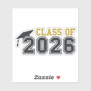 Class of 2026 Graduation Celebration Design-54568 Sticker