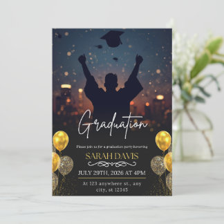 Class of 2026 Graduation Celebration Modern Announcement
