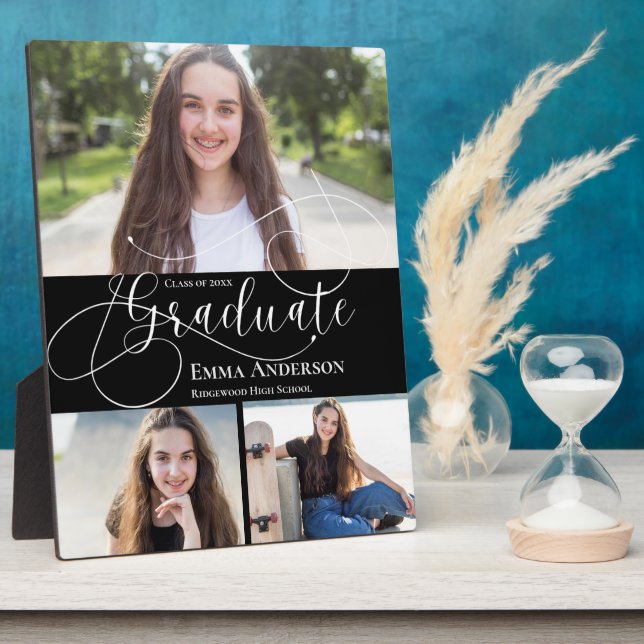 Class of 2026 Graduation Multi Photo Keepsake Plaque (Side)