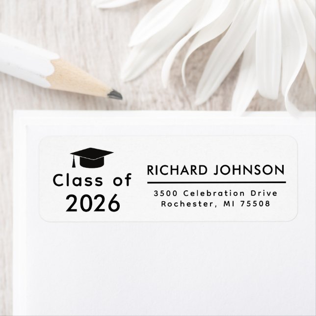  Class of 2026  Graduation Return Label (Insitu)