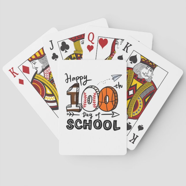 Class of 2026 Graduation School Baseball  Poker Cards (Back)