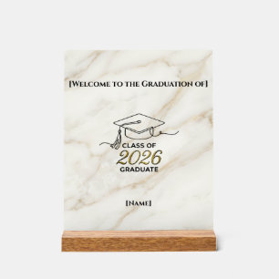 Class of 2026 Graduation / Señal de Mesa Acrylic Sign