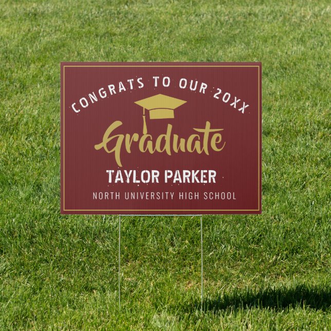 Class of 2026 graduation  sign (Insitu)
