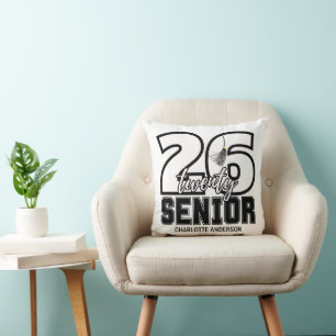 Class of 2026 Graduation Tassel Throw Pillow