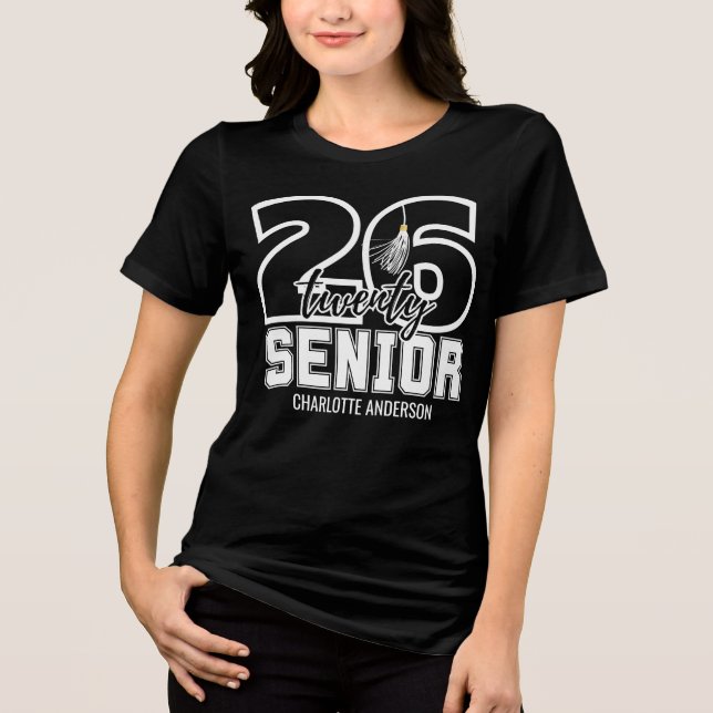Class of 2026 Graduation Tassel Tri-Blend Shirt (Front)