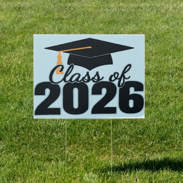 Class of 2026 Graduation Yard Sign – Custom Senior (Insitu)