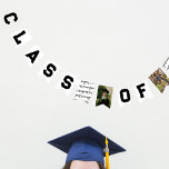 Class of 2026 High School Graduation Bunting Flags<br><div class="desc">Celebrate the achievements of your graduate with our Grad Party Bunting Flag! Featuring bold Class of 2026 text and space for two photos, this bunting flag is the perfect way to decorate for your graduate's celebration. Suitable for high school or college graduations, this flag includes templates for two photos, allowing...</div>