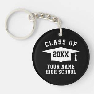 Class of 2026 high school graduation party favor keychain