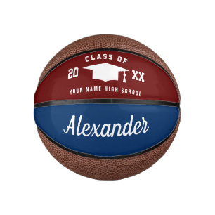 Class of 2026 High School Graduation party gift Mini Basketball