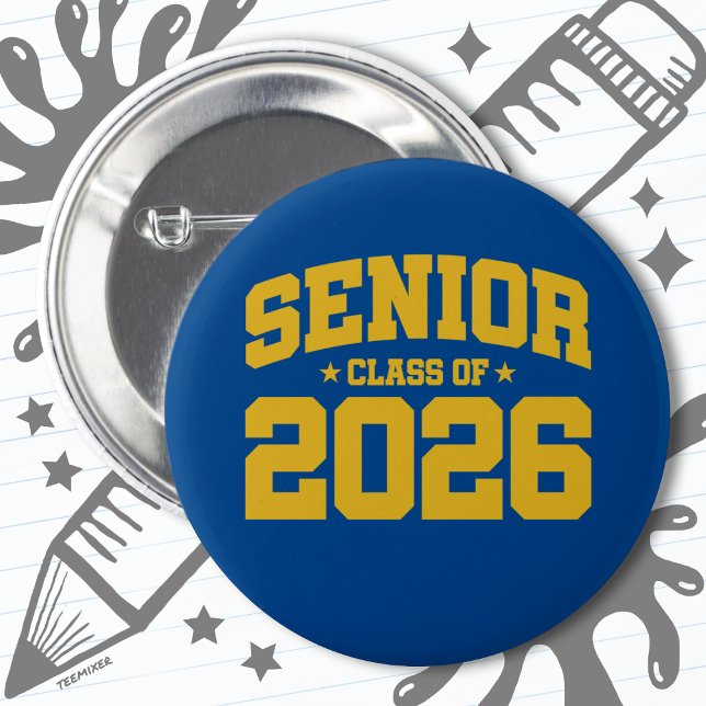 Class of 2026 High School Graduation Senior 2026 Button (Creator Uploaded)