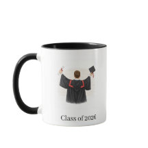 Class of 2026 Illustrated Graduation Mug