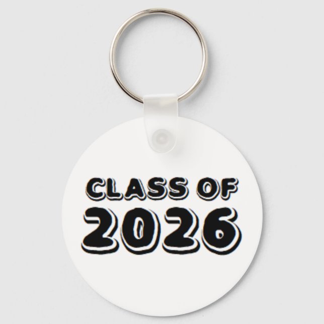 class of 2026 keychain (Front)
