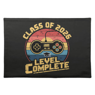 Class Of 2026 Level Complete Cloth Placemat