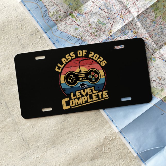 Class Of 2026 Level Complete License Plate (In Situ)