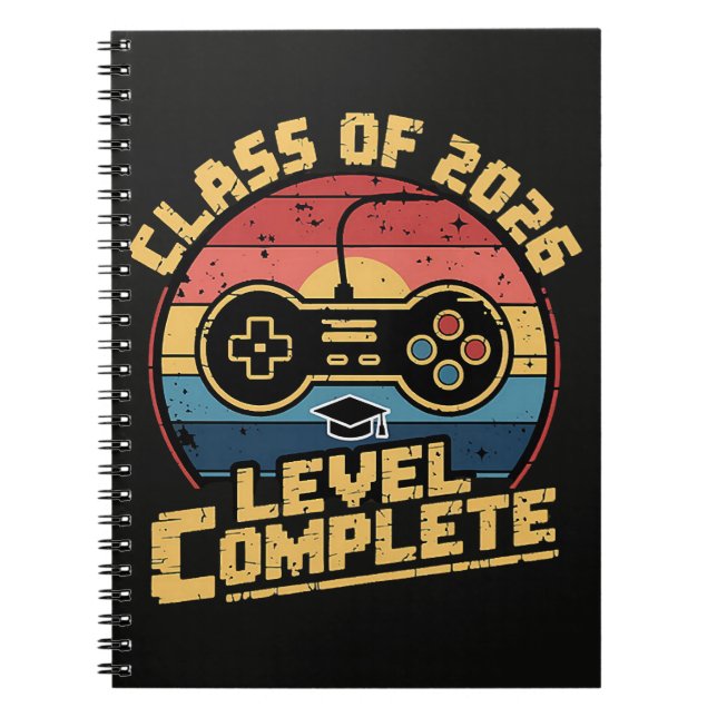 Class Of 2026 Level Complete Notebook (Front)
