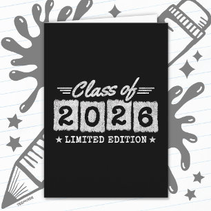 Class of 2026 Limited Edition Graduation Quote Card
