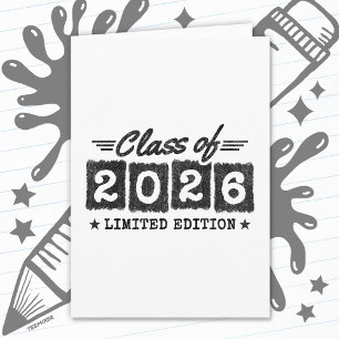 Class of 2026 Limited Edition Graduation Quote Card
