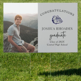 Class of 2026 Mascot Graduation Yard Sign