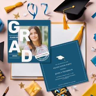 Class of 2026 Mini Photo Graduation Invitation    