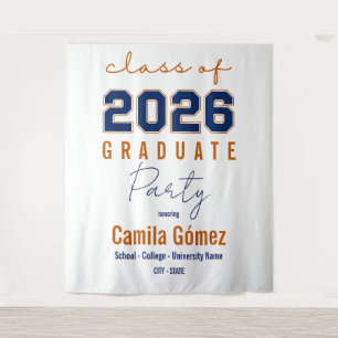Class of 2026 Minimalist Graduation Backdrop