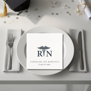 Class of 2026 Modern Nurse Graduation Party  Napkins