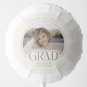 Class of 2026 Modern Photo GRAD Graduation Balloon
