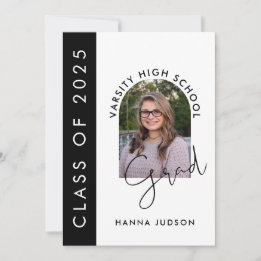 Class Of 2026 Modern Photo Graduation Open House Invitation