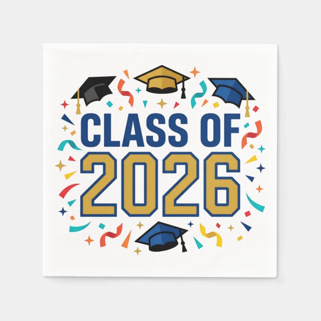 Class of 2026 Party Napkins (Front)