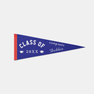 Class of 2026 Pennant - Custom Grad Sign Flag