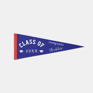 Class of 2026 Pennant - Custom Grad Sign Flag