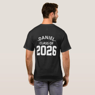 Class of 2026 Personalised Iron-On Transfer Cust T-Shirt