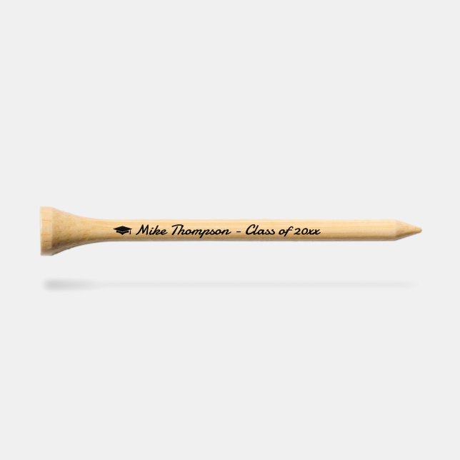 Class of 2026 Personalized Graduation Keepsake Golf Tees (Side (Horz))