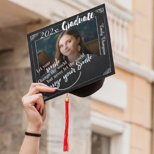 Class of 2026 Personalized Photo Graduation Cap Topper