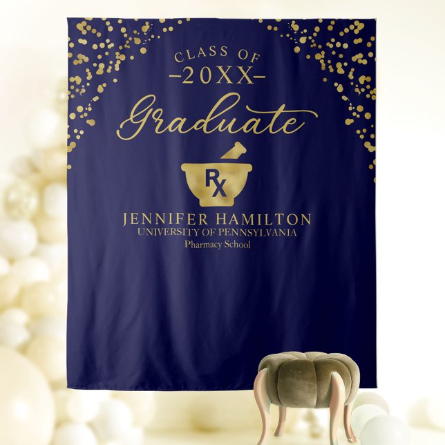 Class of 2026 PharmD Pharmacy Graduation Backdrop (Creator Uploaded)