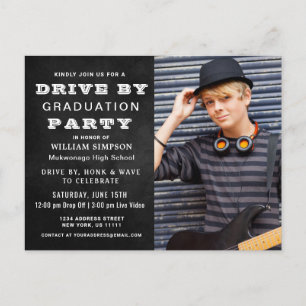 Class of 2026 Photo DRIVE BY Graduation Party Postcard