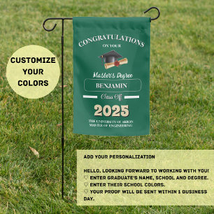 Class of 2026 Photo Grad Celebratory Custom Outdoo Garden Flag