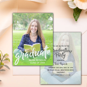 Class of 2026 Photo Graduation Mini Invitation