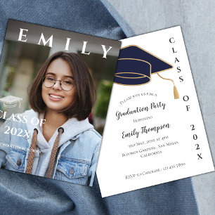 Class of 2026 Photo Graduation Party Invitation