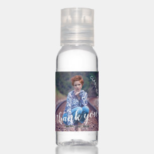 Class of 2026 Photo Graduation Thank You Hand Sanitizer