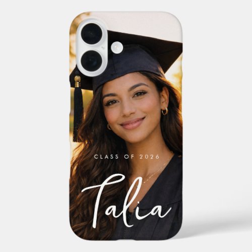 CLASS OF 2026  |  PHOTO phone case with name