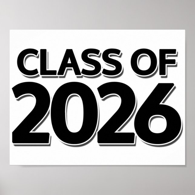 Class of 2026 poster (Front)