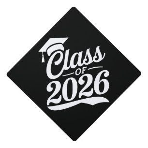 Class Of 2026 Proud Graduate Graduation Cap Topper