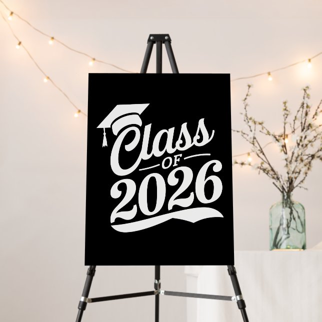 Class Of 2026 Proud Graduate Graduation Foam Board (In Situ (Stand))