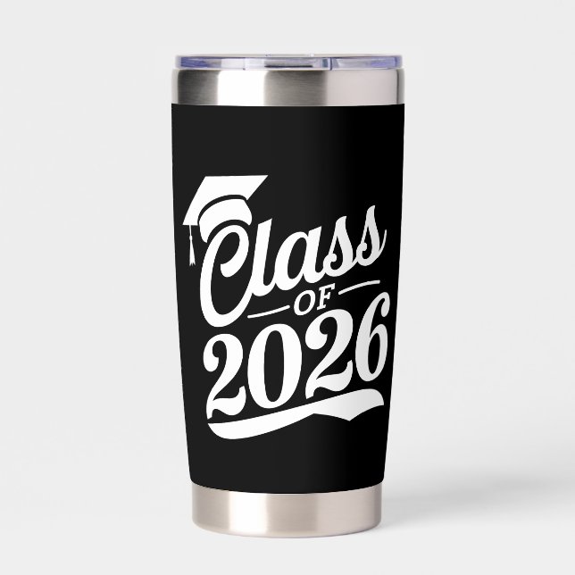 Class Of 2026 Proud Graduate Graduation Insulated Tumbler (Front)