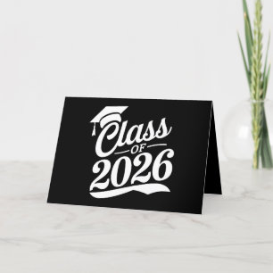 Class Of 2026 Proud Graduate Graduation Letterpress Thank You Card