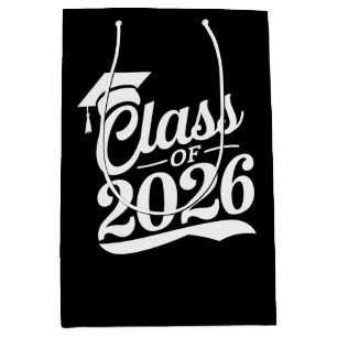 Class Of 2026 Proud Graduate Graduation Medium Gift Bag